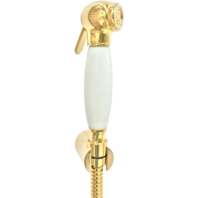 Oasi Brass Lux KDSC12ORO Гигиенический душ с держателем и шлангом, золото
