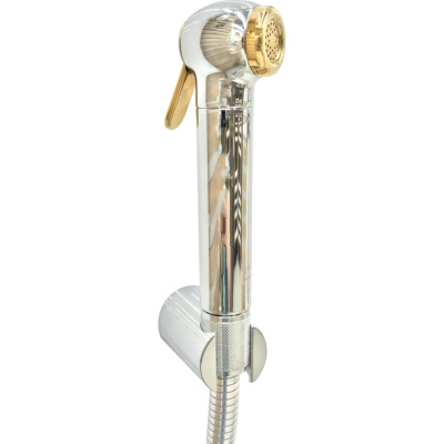 Oasi Brass KDS011CO Гигиенический душ с держателем и шлангом, хром/золото
